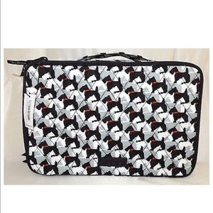 Vera Bradley Scottish terrier large make up case